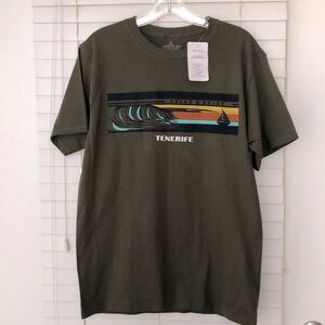 Tenerife Yacht Club T Shirt Brown SZ M NWT Unisex